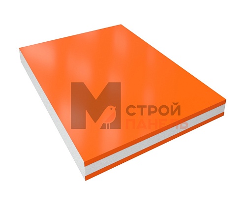 Стеновая сэндвич панель без замков 120 мм Стеновая сэндвич панель без замков 120 мм